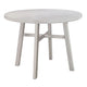Bovo Counter Height Dining Table | 48" Round Top | White Wood Legs