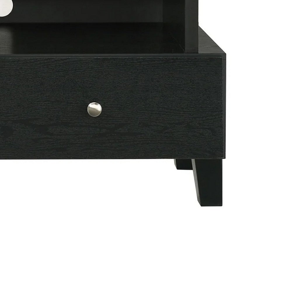 Fiaz 71’’ TV Stand Media Cabinet | 3 Drawers w 2 Shelves | White Top BM340222