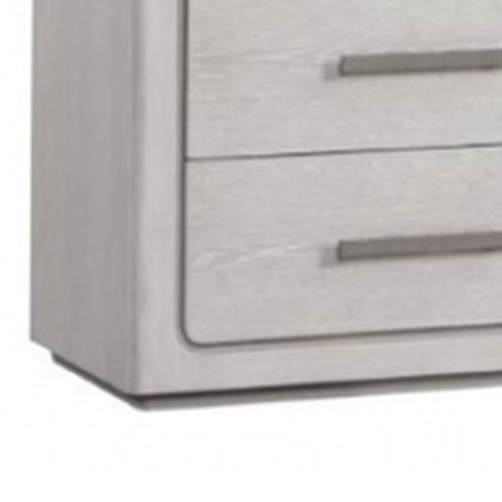 Thorne 6 Drawer 62’’ Wide Dresser | White Oak Solid Wood Bedroom Storage BM340223