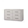 Thorne 6 Drawer 62" Wide Dresser | White Oak Solid Wood Bedroom Storage
