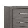 Thorne 6 Drawer Wide Dresser | Warm Gray Solid Wood Bedroom Storage BM340225