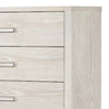 Loji 5 Drawer Tall Dresser Chest | Weathered Gray Solid Wood Storage BM340228