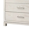 Loji 5 Drawer Tall Dresser Chest | Weathered Gray Solid Wood Storage BM340228