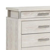 Loji 8 Drawer Wide Dresser | Weathered Gray Solid Wood Bedroom Storage BM340229