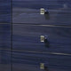Cote 6 Drawer Dresser | Ash Gray | Indigo Blue Solid Wood | Chrome BM340234