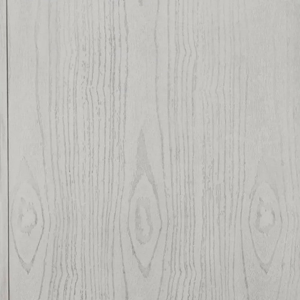 Basil 5 Drawer Tall Dresser Chest | Rustic White Solid Wood | Cedar Lining