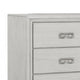 Basil 6 Drawer Wide Dresser | Rustic White Solid Wood | Cedar Lining