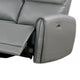 Sily Power Reclining Sofa | Gray Faux Leather | 81’’ | USB Ports BM340261