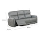Sily Power Reclining Sofa | Gray Faux Leather | 81’’ | USB Ports BM340261
