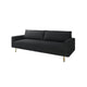 Remy Sofa | Black Boucle | Bench Style Seat with Track Arms | 83’’ BM340264