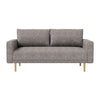 Remy Sofa | Gray Boucle | Bench Style Seat with Track Arms | 83’’ BM340265
