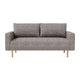 Remy Sofa | Gray Boucle | Bench Style Seat with Track Arms | 83’’ BM340265