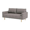 Remy Sofa | Gray Boucle | Bench Style Seat with Track Arms | 83’’ BM340265