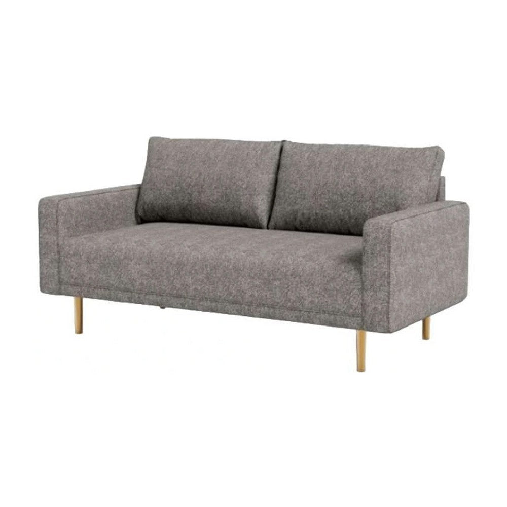 Remy Sofa | Gray Boucle | Bench Style Seat with Track Arms | 83’’ BM340265