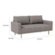 Remy Sofa | Gray Boucle | Bench Style Seat with Track Arms | 83’’ BM340265