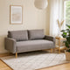 Remy Sofa | Gray Boucle | Bench Style Seat with Track Arms | 83"