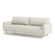 Remy Sofa | Off White Boucle | Bench Style Seat with Track Arms | 83’’ BM340266
