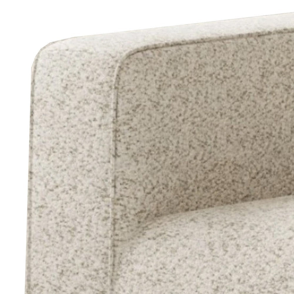 Remy Sofa | Off White Boucle | Bench Style Seat with Track Arms | 83’’ BM340266