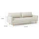 Remy Sofa | Off White Boucle | Bench Style Seat with Track Arms | 83’’ BM340266