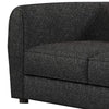 Dly Retro Loveseat | Black Boucle Seat | Welt Trims | 68’’ | Tuxedo Style BM340267
