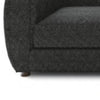 Dly Retro Sofa | Black Boucle Seat | Welt Trims | 87’’ | Tuxedo Style BM340268
