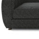 Dly Retro Sofa | Black Boucle Seat | Welt Trims | 87’’ | Tuxedo Style BM340268