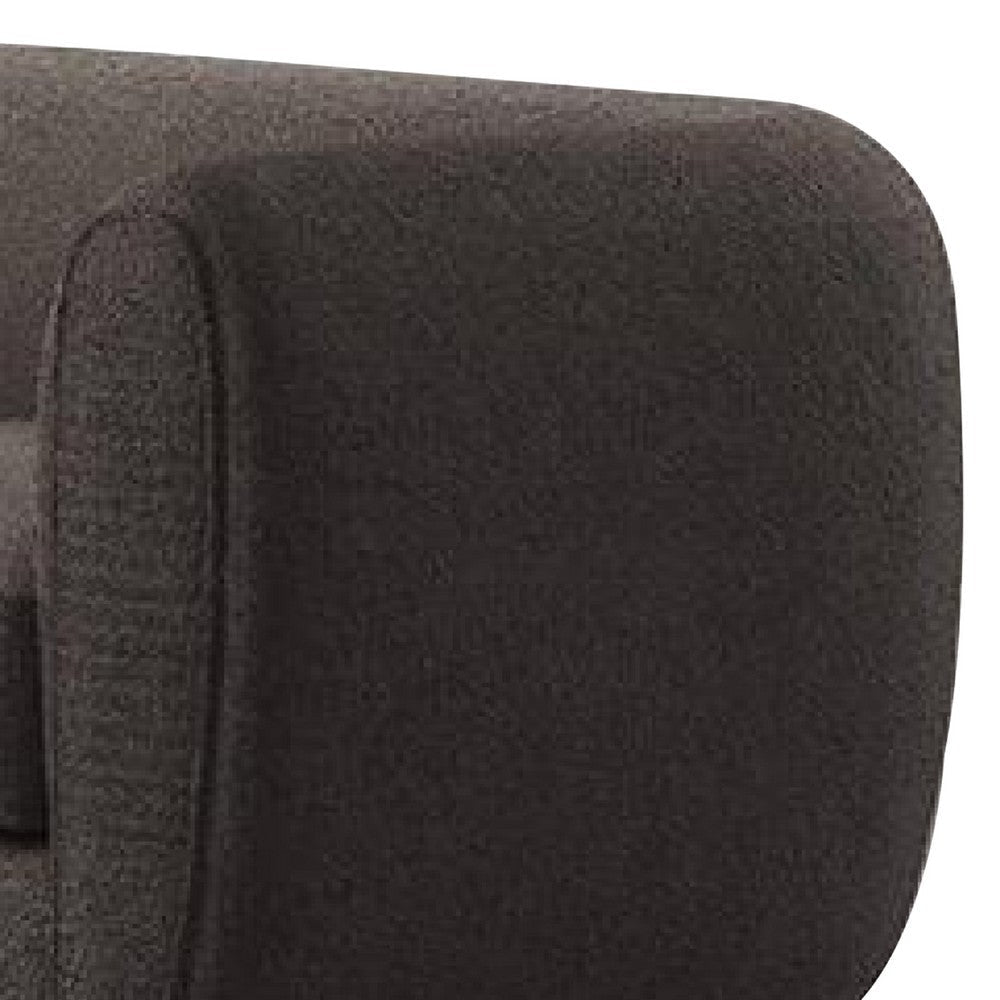 Dly Retro Loveseat | Gray Boucle Seat | Welt Trim | 68’’ Tuxedo Style BM340269