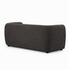 Dly Retro Loveseat | Gray Boucle Seat | Welt Trim | 68" Tuxedo Style