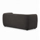 Dly Retro Loveseat | Gray Boucle Seat | Welt Trim | 68" Tuxedo Style