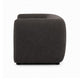 Dly Retro Loveseat | Gray Boucle Seat | Welt Trim | 68" Tuxedo Style