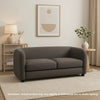 Dly Retro Loveseat | Gray Boucle Seat | Welt Trim | 68" Tuxedo Style