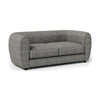 Dly Retro Sofa | Gray Boucle Seat | Welt Trim | 87" Tuxedo Style