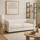 Dly Loveseat | Off White Boucle Seat | Welt Trim | 68’’ Tuxedo Style BM340271