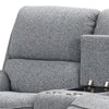 Cote Loveseat | Power Reclining | Gray Boucle | Center Console | 73"