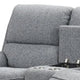 Cote Loveseat | Power Reclining | Gray Boucle | Center Console | 73"