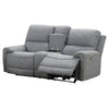 Cote Loveseat | Power Reclining | Gray Boucle | Center Console | 73"