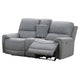 Cote Loveseat | Power Reclining | Gray Boucle | Center Console | 73"
