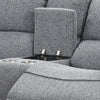 Cote Loveseat | Power Reclining | Gray Boucle | Center Console | 73"