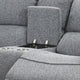 Cote Loveseat | Power Reclining | Gray Boucle | Center Console | 73"
