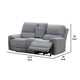 Cote Loveseat | Power Reclining | Gray Boucle | Center Console | 73"