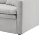 Rutu Loveseat | 2 Accent Pillows | Light Gray Padded Linen | 68’’ BM340276
