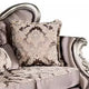 Aboi Loveseat | 3 Accent Pillows | Purple Velvet | Carved Details | 70’’ BM340287