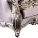 Aboi Loveseat | 3 Accent Pillows | Purple Velvet | Carved Details | 70’’ BM340287