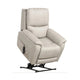 Lift Chair with Power Headrest | Light Gray Faux Leather | USB Charging BM340291