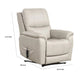 Lift Chair with Power Headrest | Light Gray Faux Leather | USB Charging BM340291