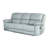 Larus Sofa | Manual Reclining Mechanism | Blue Faux Leather | 82’’ BM340299