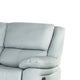 Larus Sofa | Manual Reclining Mechanism | Blue Faux Leather | 82’’ BM340299