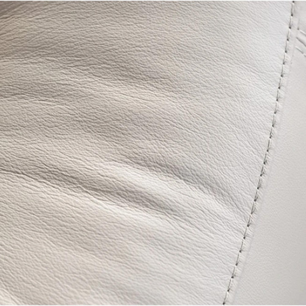 Larus Sofa | Manual Reclining Mechanism | Off White Faux Leather | 82’’ BM340301