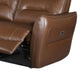 Teren Power Recliner Sofa | 86’’ | Brown Grain Leather BM340303