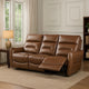 Teren Power Recliner Sofa | 86" | Brown Grain Leather